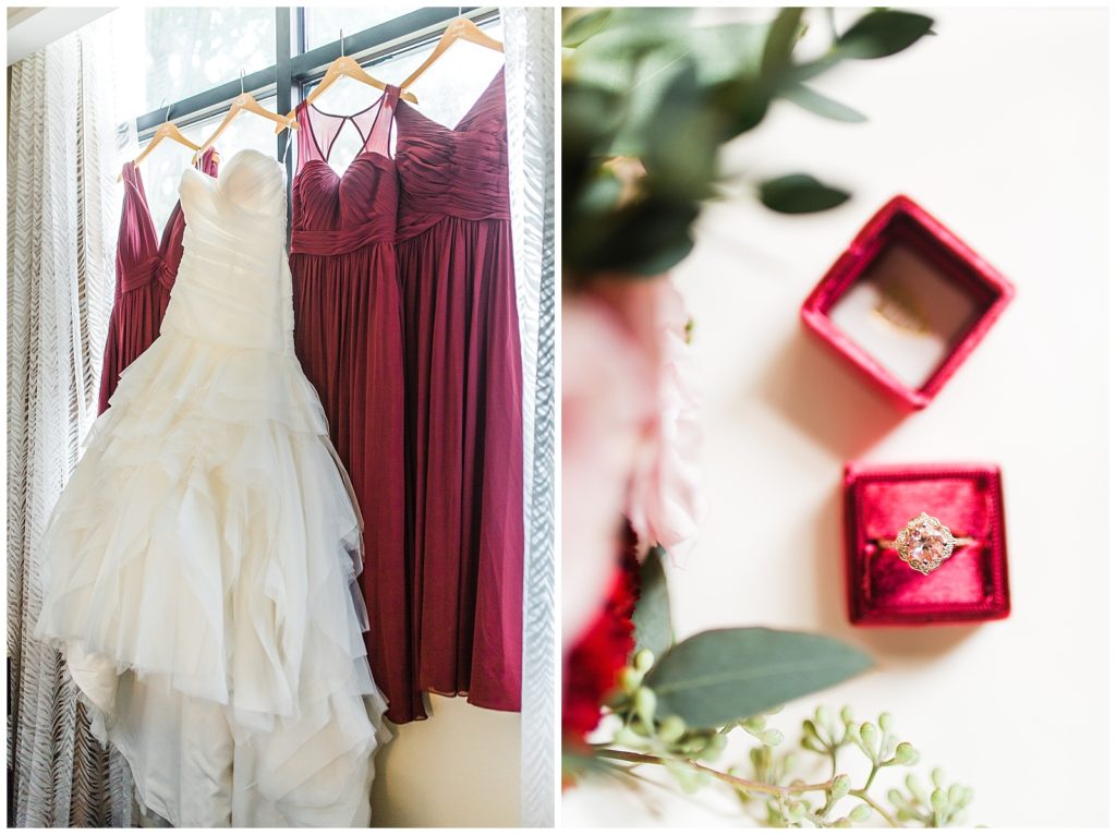 Kristina & Jared Baton Rouge Gallery Burgundy & Blush Wedding Baton