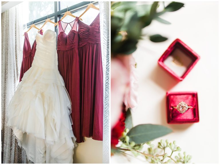 Kristina & Jared Baton Rouge Gallery Burgundy & Blush Wedding Baton