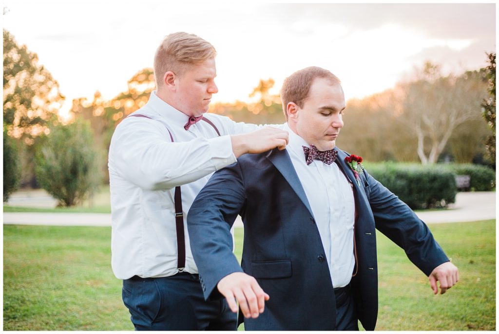 Kristina & Jared Baton Rouge Gallery Burgundy & Blush Wedding Baton