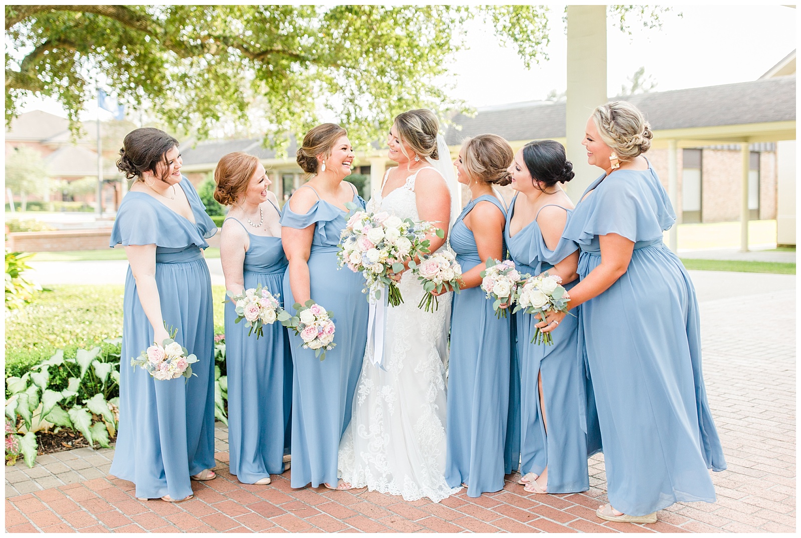 Morgan & Jacob | A Pale Blue and Blush Pink Forrest Grove Plantation ...