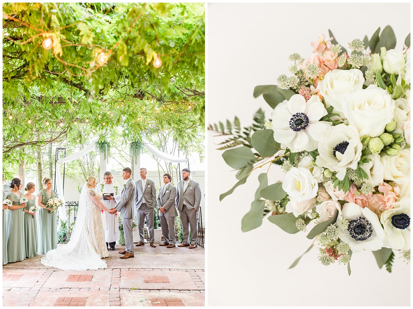 Ally & Sage | Grey & Sage Green Spring Wedding | Renee Lorio Photography