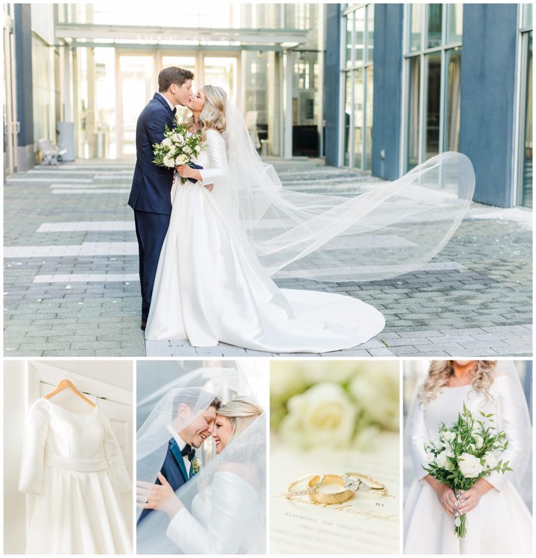 Katie & PJ Sunset Rooftop Wedding in Downtown Baton Rouge Renee